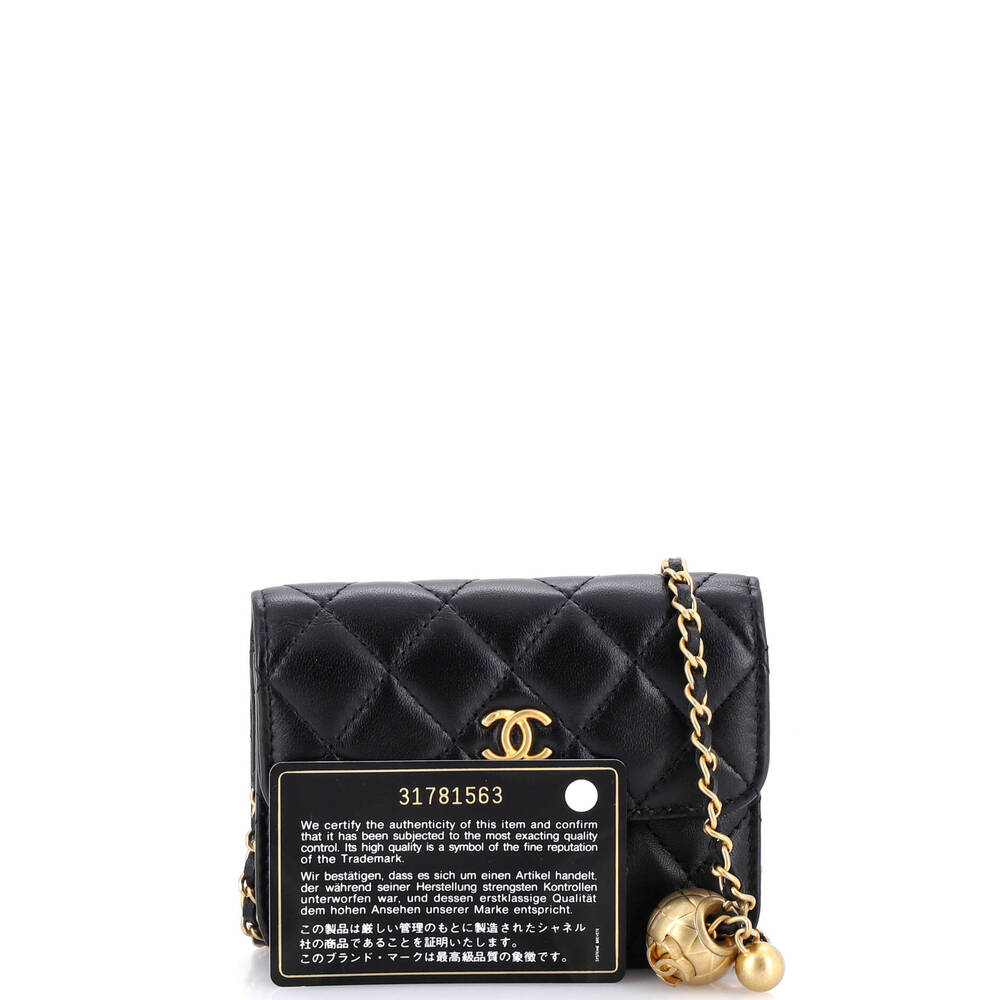 Chanel Pearl Crush Flap Clutch With #259228C25B - Picture 2 of 7
